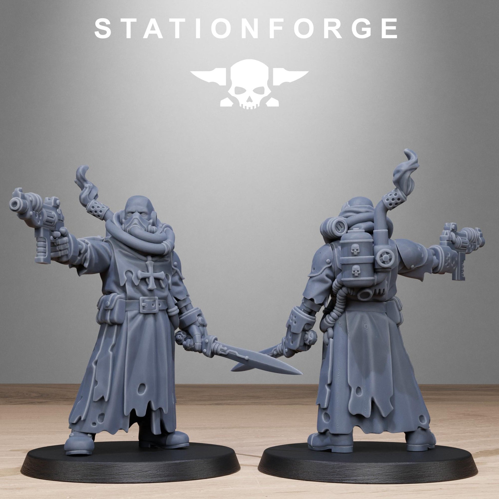 Scavenger Sanctum Infantry- set of 10 (sculpted by Stationforge)