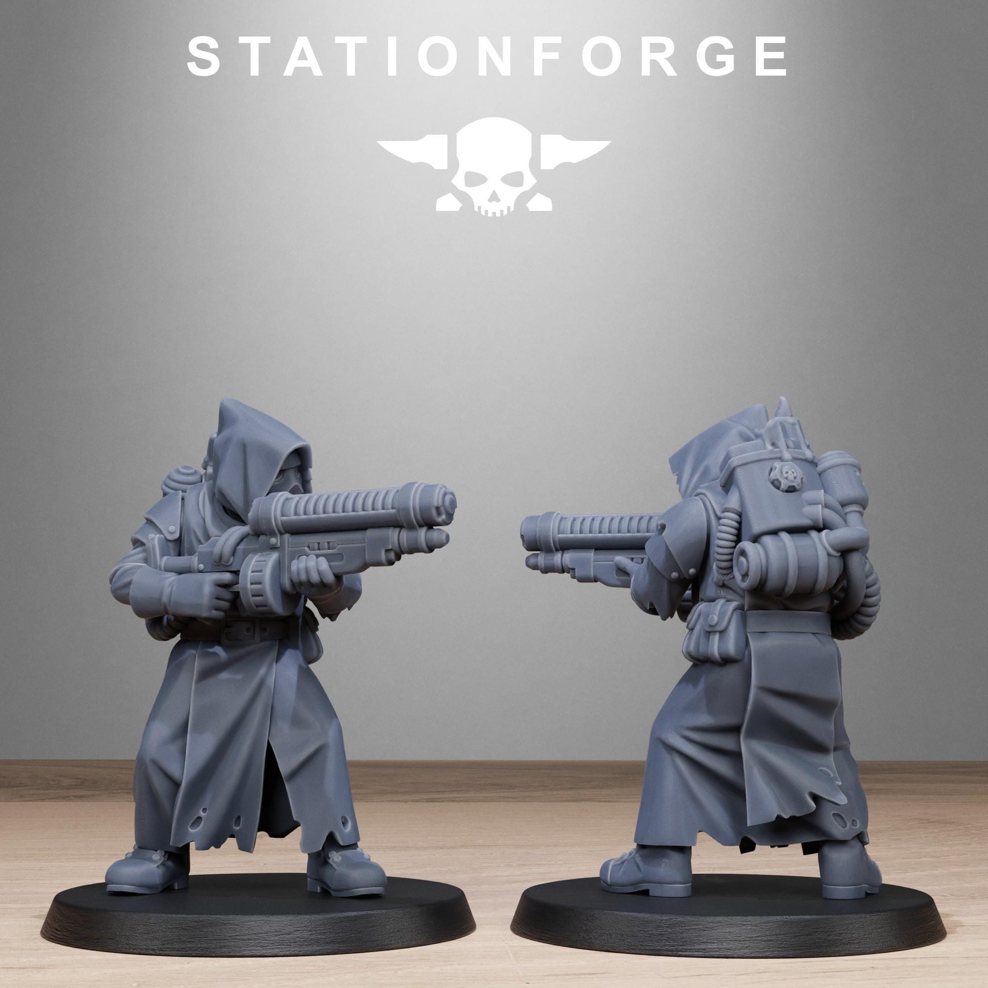 Scavenger Sanctum Infantry- set of 10 (sculpted by Stationforge)