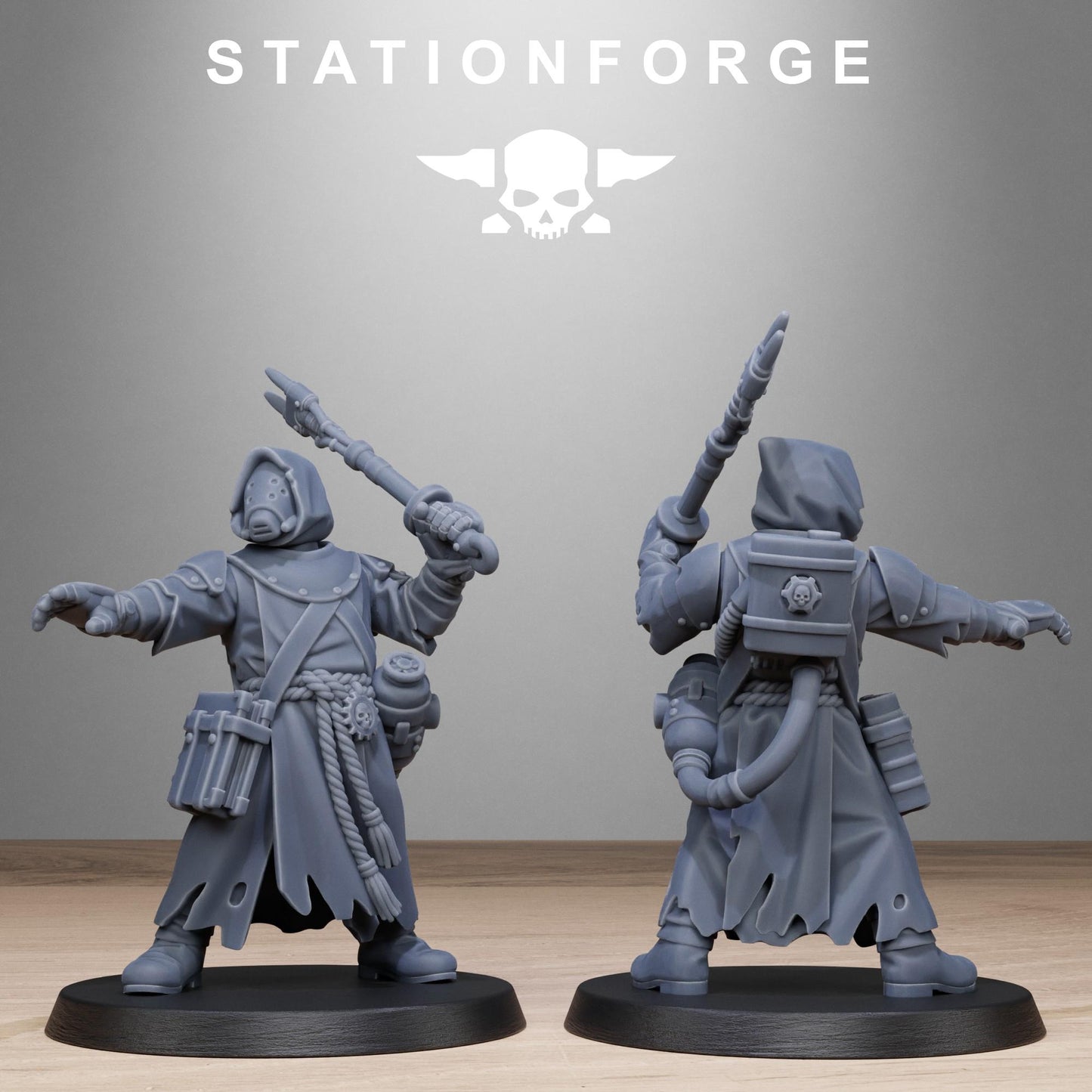 Scavenger Sanctum Infantry- set of 10 (sculpted by Stationforge)