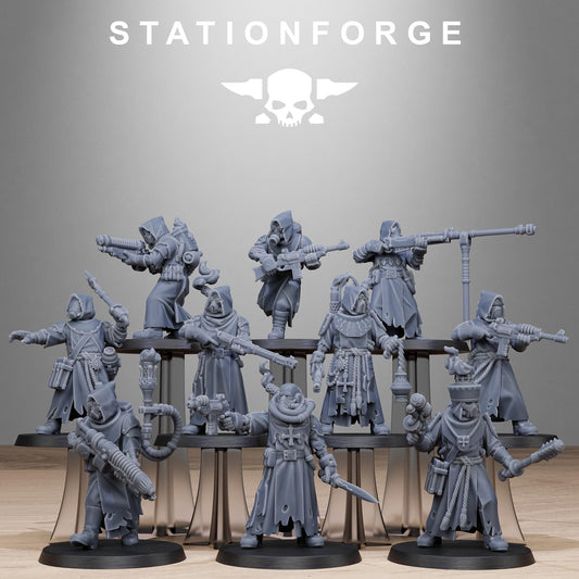 Scavenger Sanctum Infantry- set of 10 (sculpted by Stationforge)