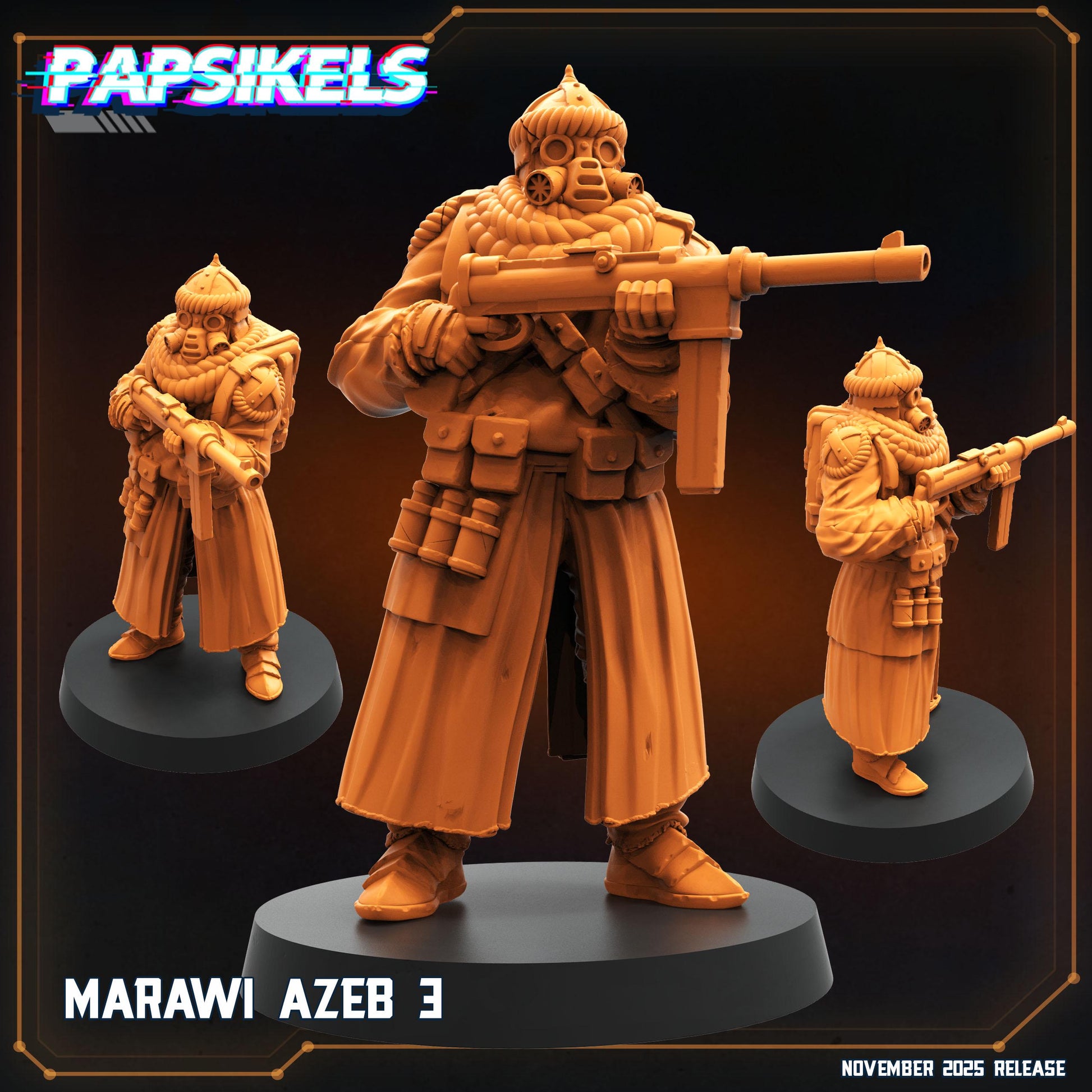 Marawi Azebs - set of 5 (sculpted by Papsikels)