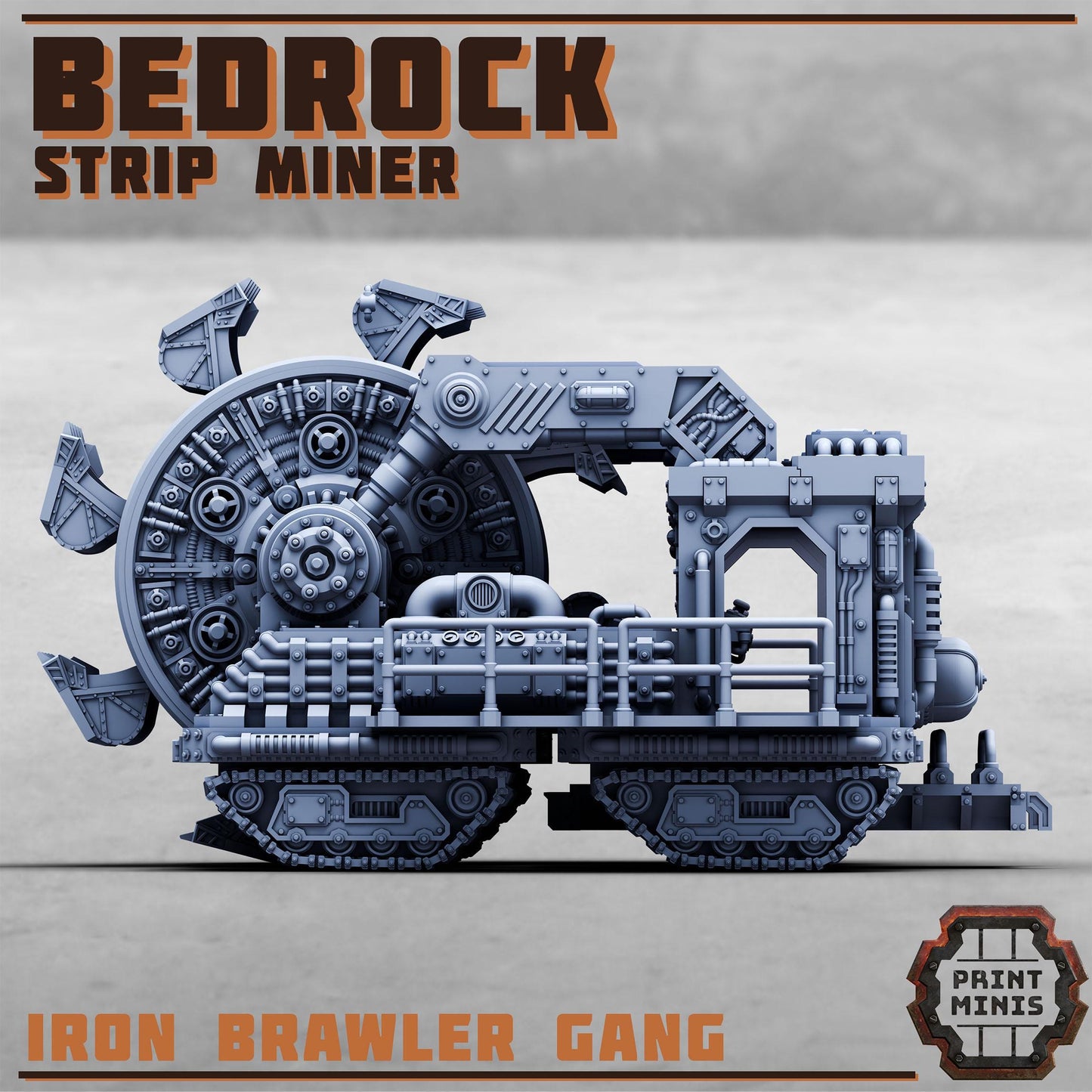 Bedrock, Strip Miner - Iron Brawler Gang (by Print Minis)