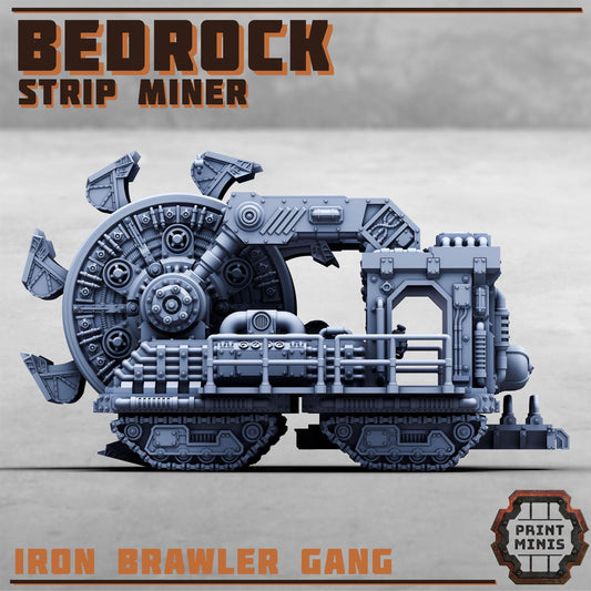 Bedrock, Strip Miner - Iron Brawler Gang (by Print Minis)