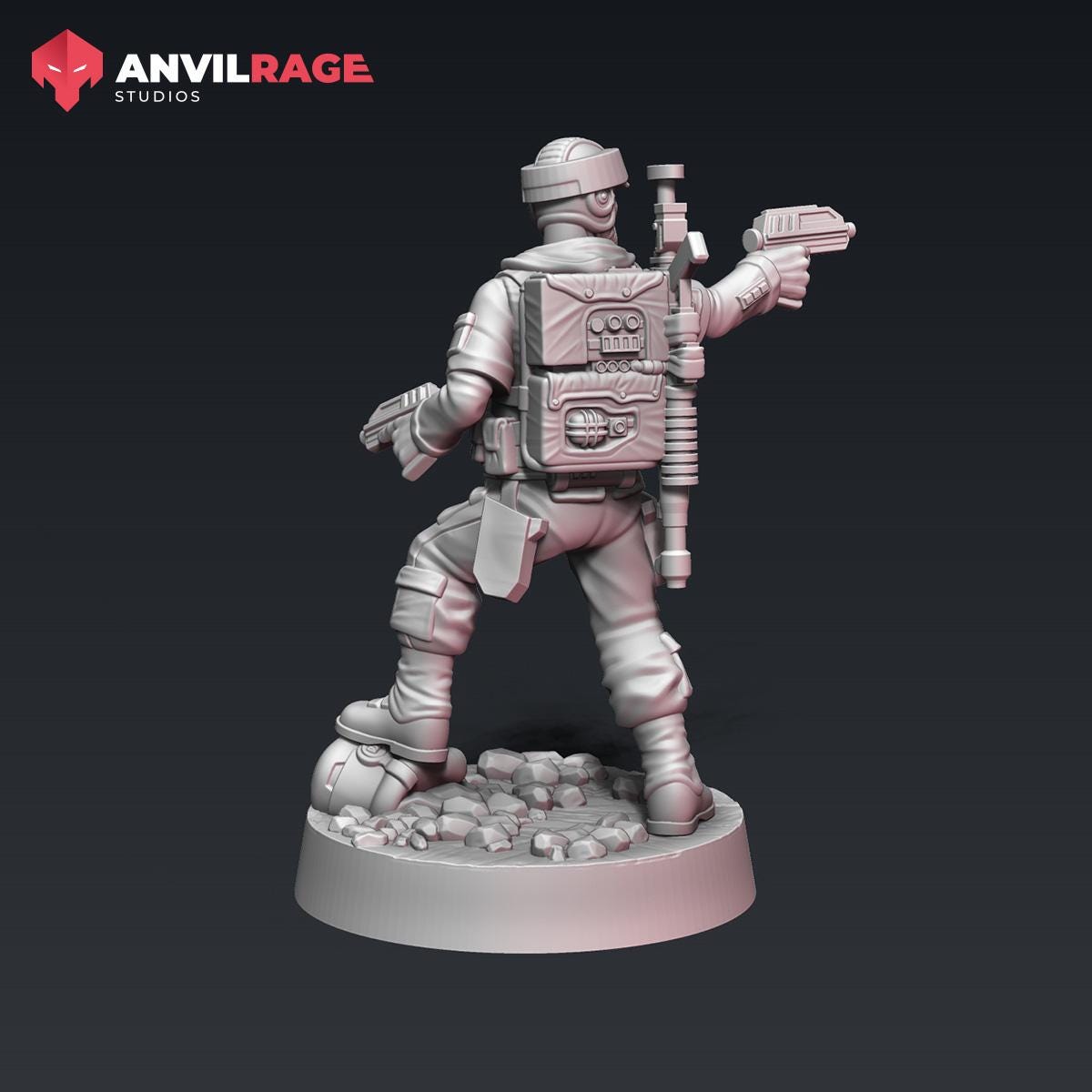 Rexbellious Captain (Sculpted by Anvilrage Studios)