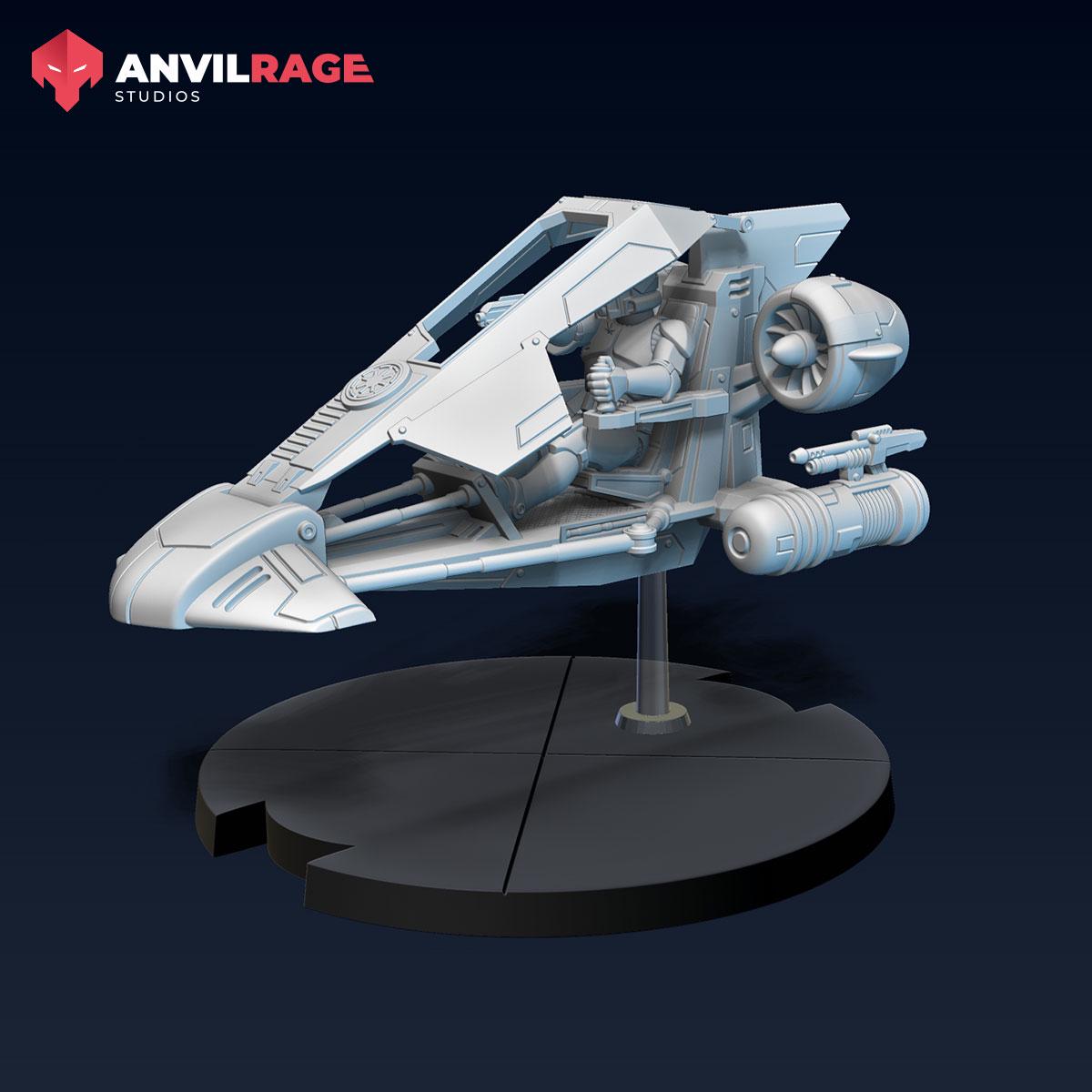 Replicators 2.0 Patrol Bike - 1 model (Sculpted by Anvilrage Studios)