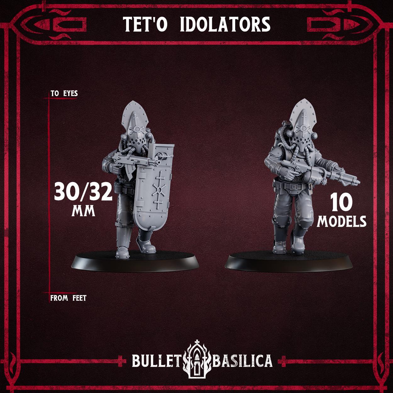 Tet’o Idolators (x10) - Sculpted by Bullet Basilica