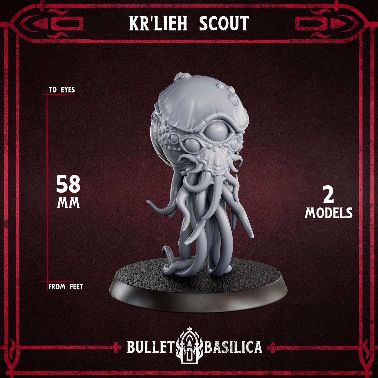 Kr'lieh Scout (x2) - Sculpted by Bullet Basilica