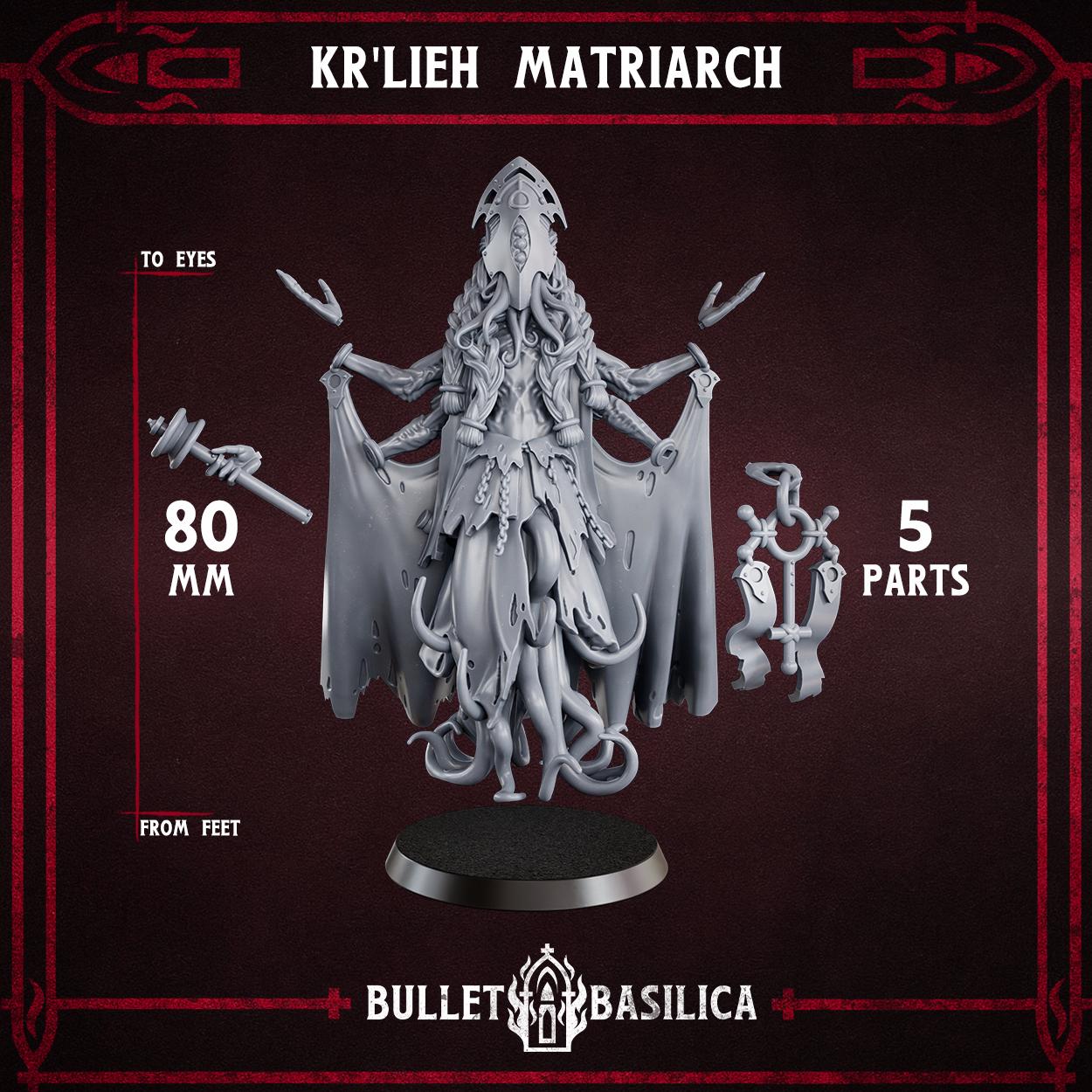 Kr'lieh Matriarch - Sculpted by Bullet Basilica