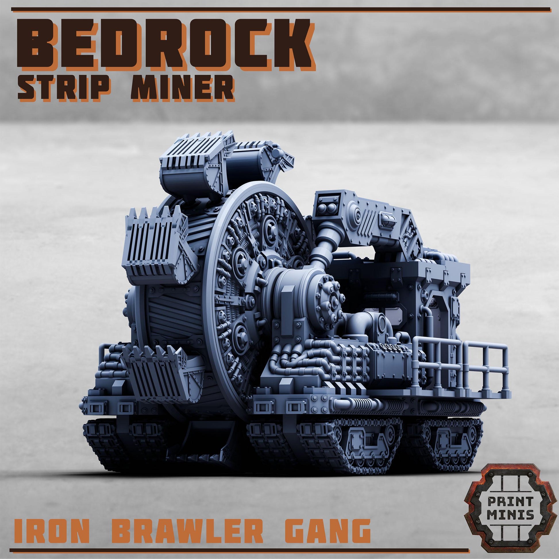 Bedrock, Strip Miner - Iron Brawler Gang (by Print Minis)
