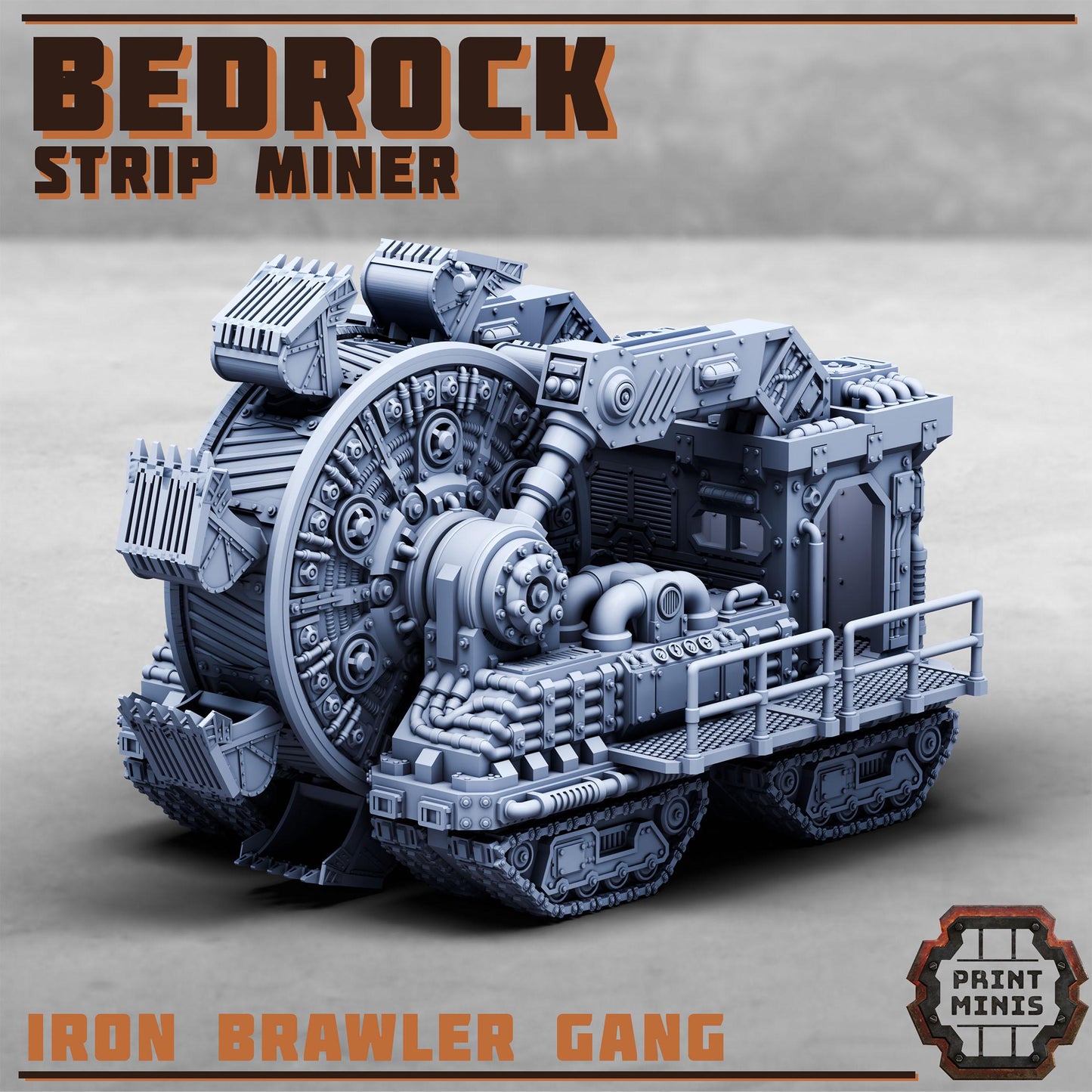 Bedrock, Strip Miner - Iron Brawler Gang (by Print Minis)