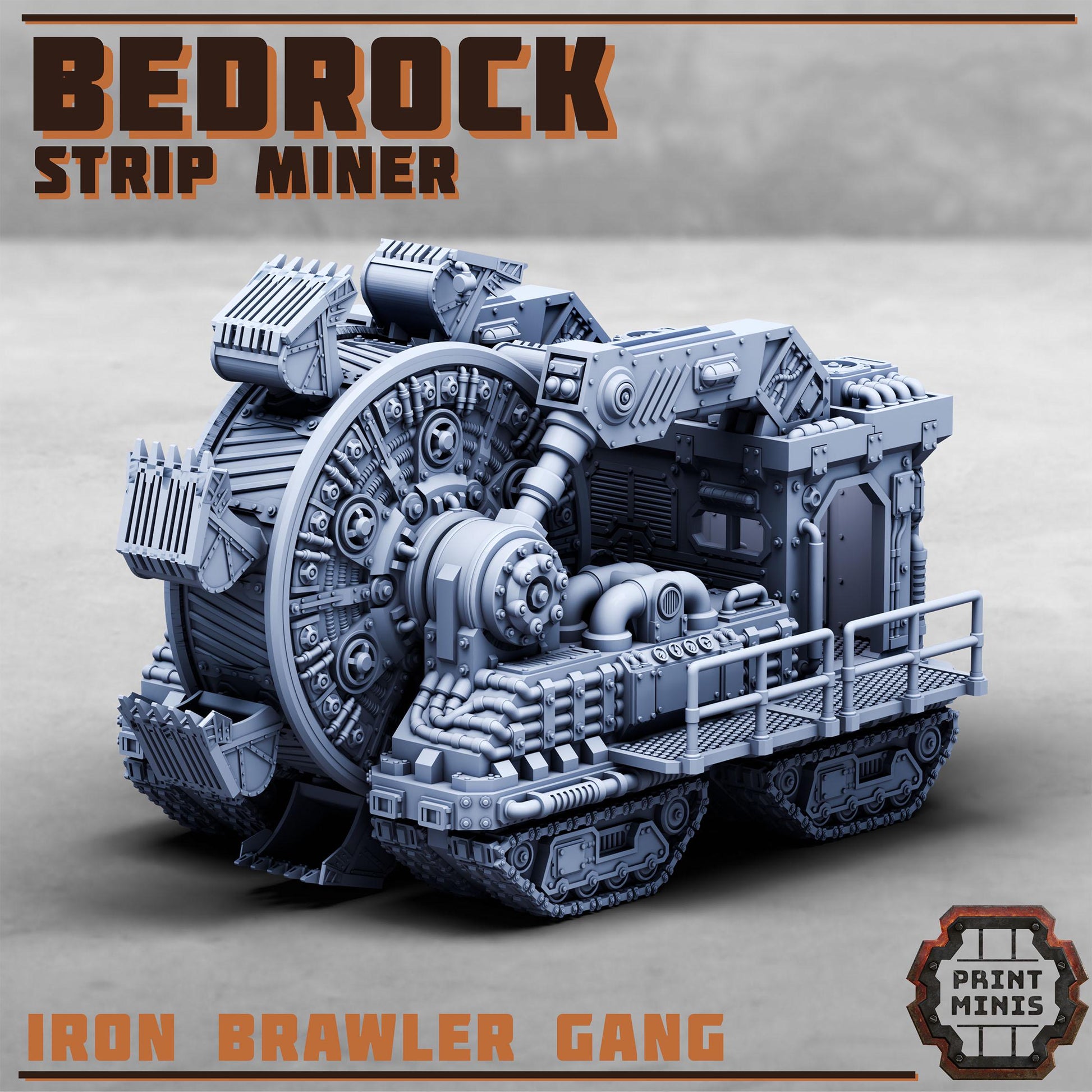 Bedrock, Strip Miner - Iron Brawler Gang (by Print Minis)