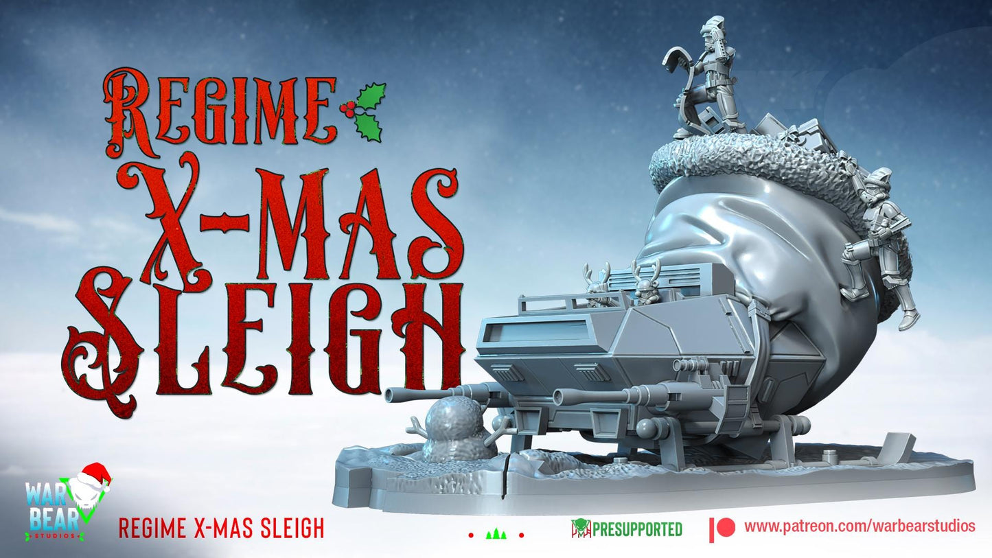Regime X-mas Sleigh (Sculpted by War Bear Studios)