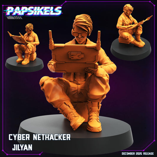 Cyber Nethacker Jilyan (sculpted by Papsikels)