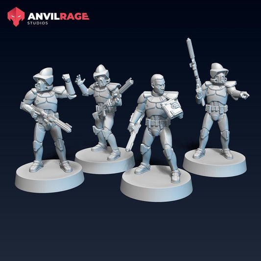 Replicators 2 - Leaders - Set of 4 (Sculpted by Anvilrage Studios)