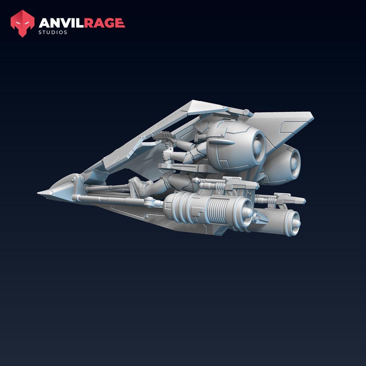 Replicators 2.0 Patrol Bike - 1 model (Sculpted by Anvilrage Studios)