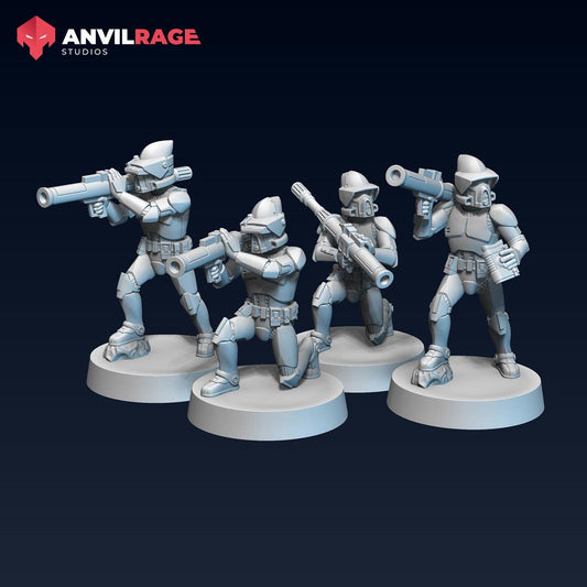 Replicators 2.0 - RPS Specialists - Set of 4 (Sculpted by Anvilrage Studios)