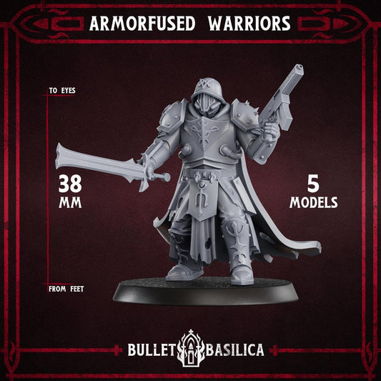 Armorfused Warriors - set of 5 - Sculpted by Bullet Basilica