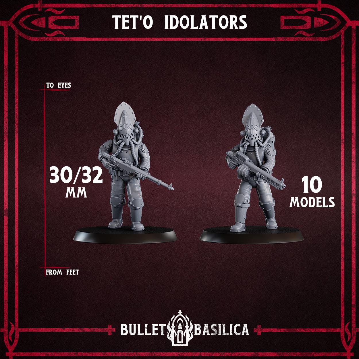 Tet’o Idolators (x10) - Sculpted by Bullet Basilica