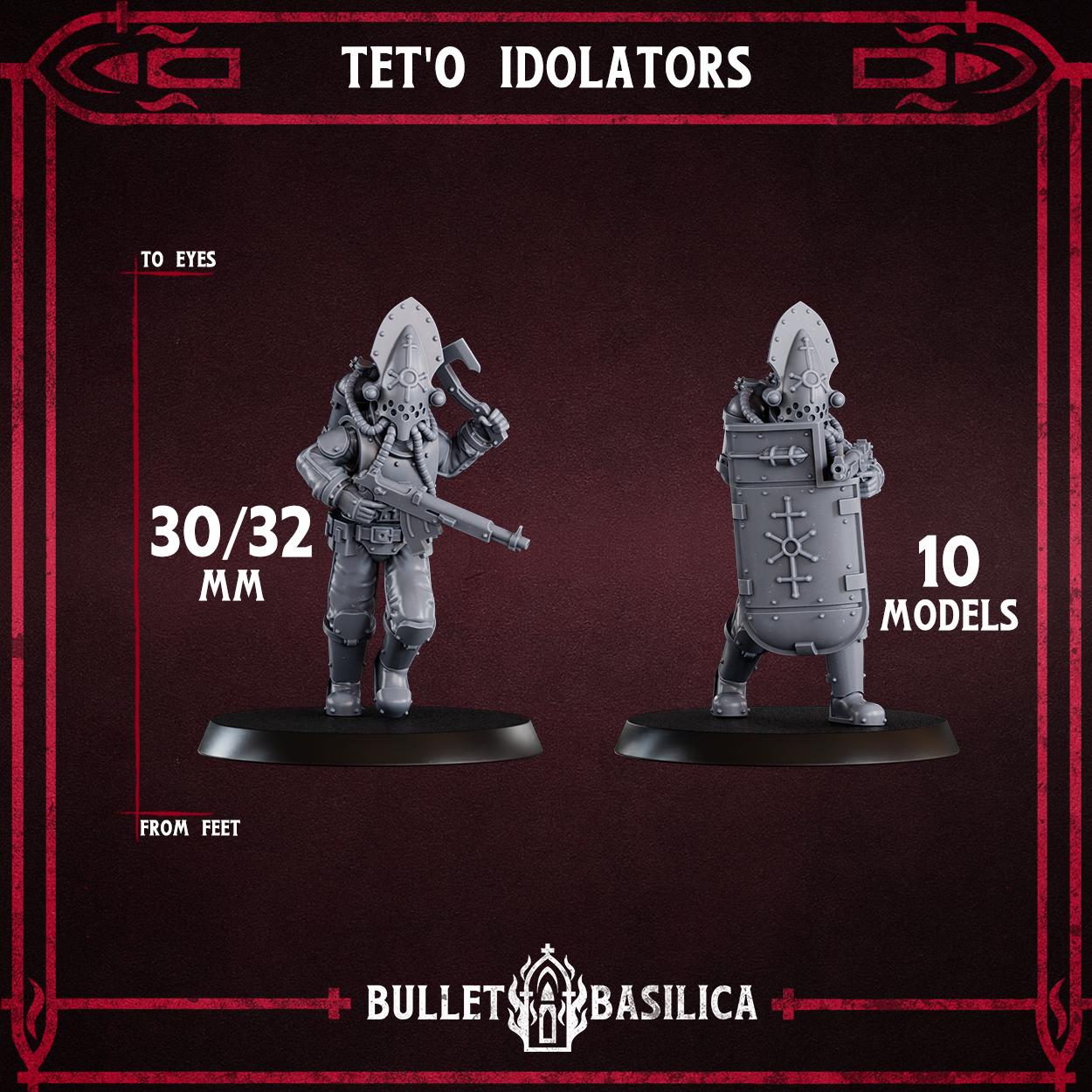 Tet’o Idolators (x10) - Sculpted by Bullet Basilica