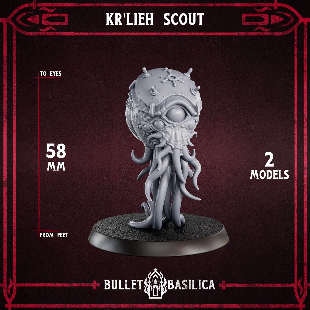 Kr'lieh Scout (x2) - Sculpted by Bullet Basilica