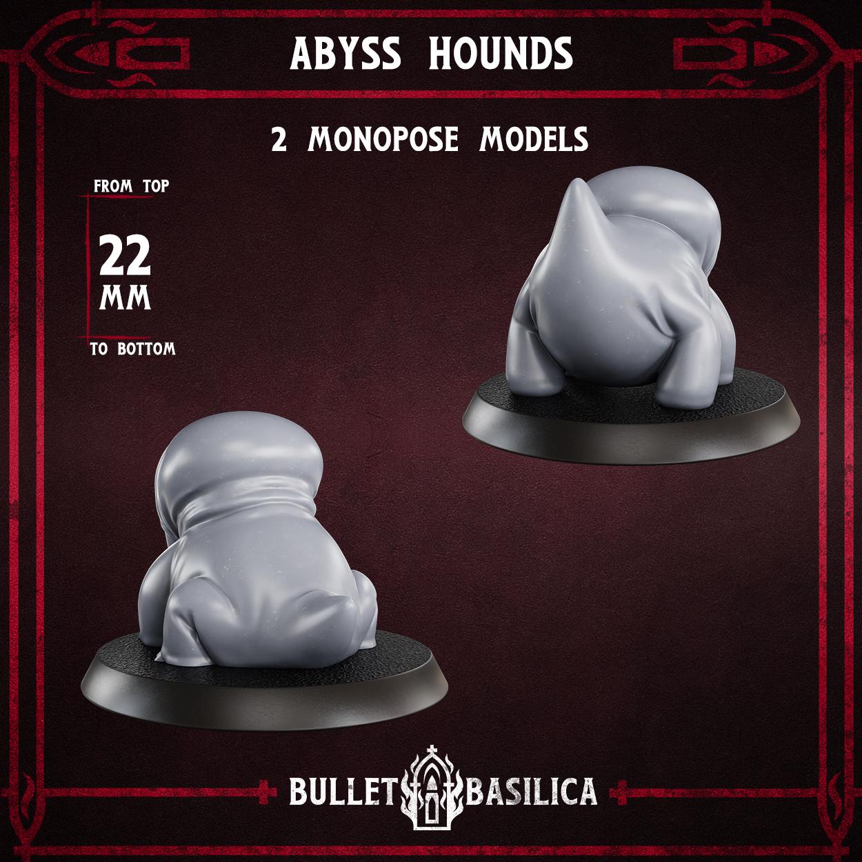 Abyss Hounds - set of 2 - Sculpted by Bullet Basilica