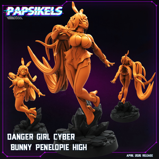 Danger Girls - Cyberbunny Penelopie High (Sculpted by Papsikels)