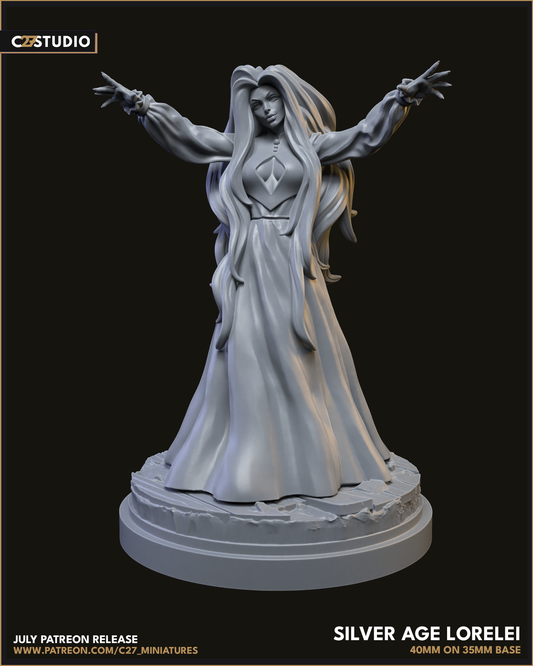 Silver Age Lorelei (Sculpted by C27 Studios)