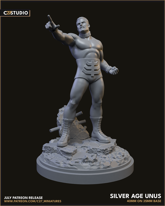Silver Age Unus (Sculpted by C27 Studios)