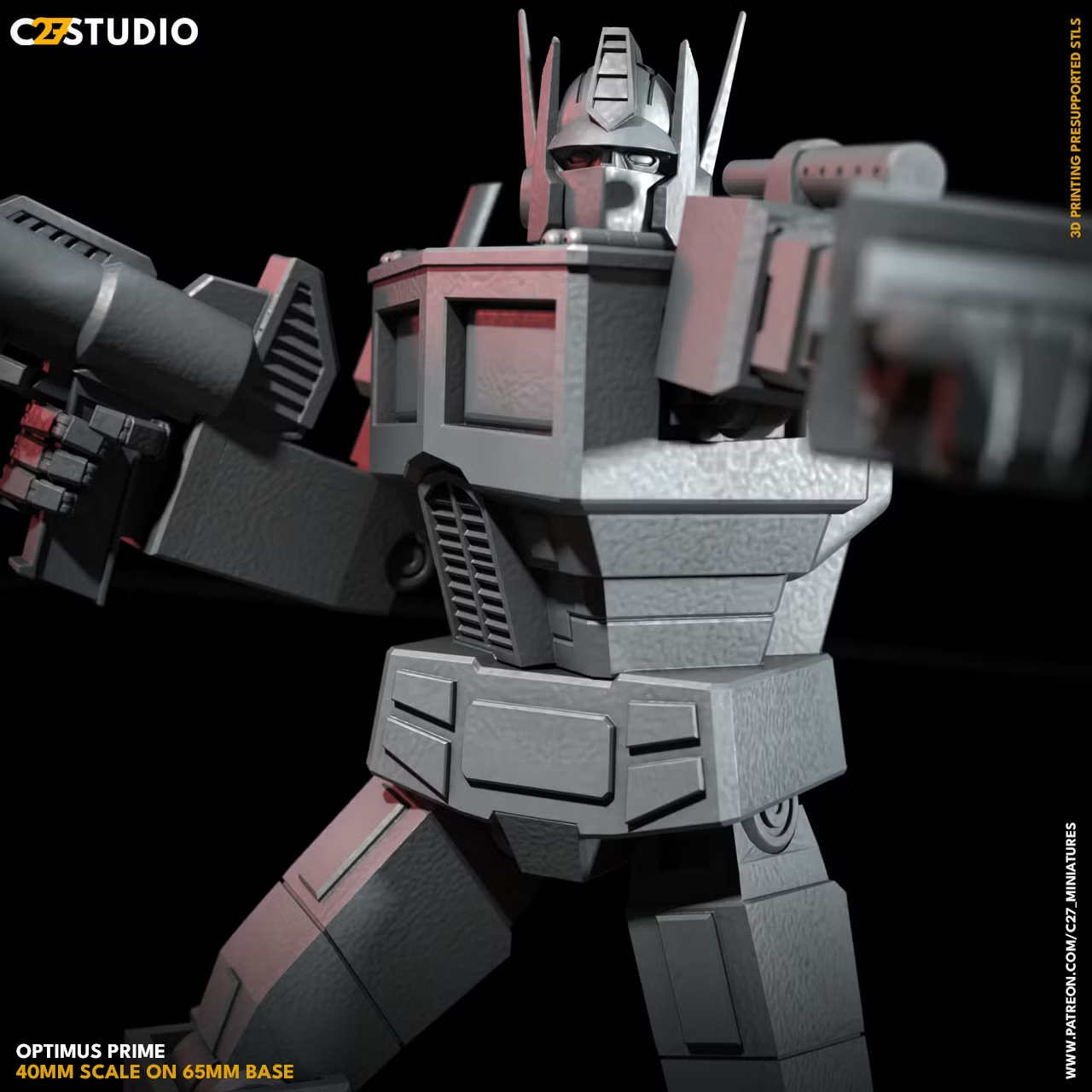 Amazon Prime / Optimus Prime (Sculpted by C27 Collectibles)