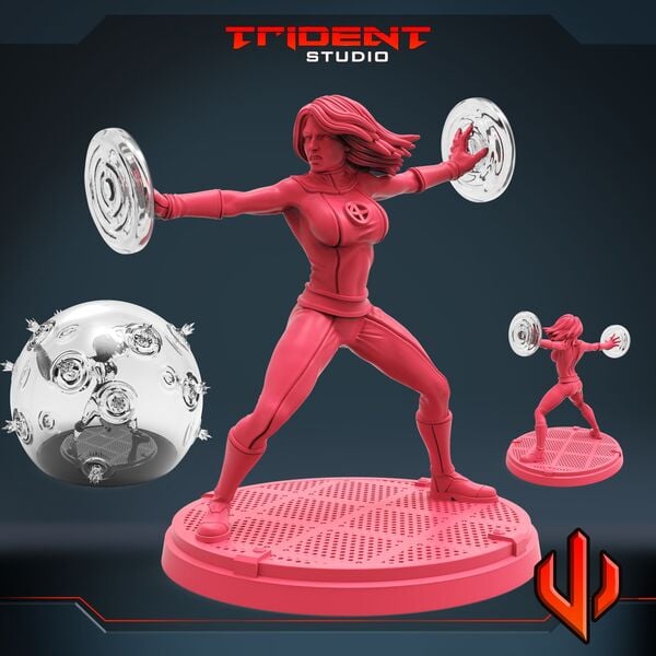 Invisible Woman (Fan art sculpted by Trident Studio) (Crisis Protocol Proxy/Alternative)