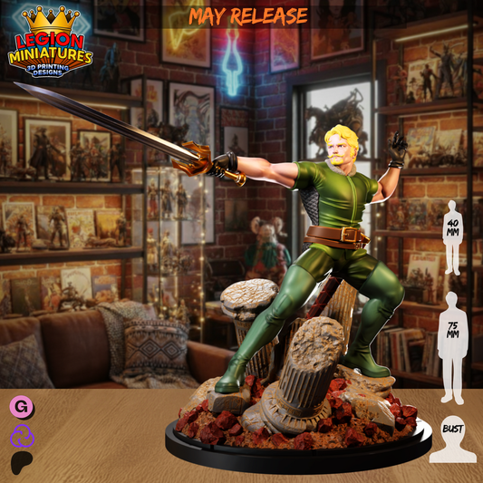 Fandral fan-art miniature by Legion Miniatures