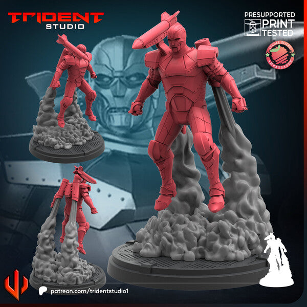 Doom Bot Siege (Fan art sculpted by Trident Studio) (Crisis Protocol Proxy/Alternative)