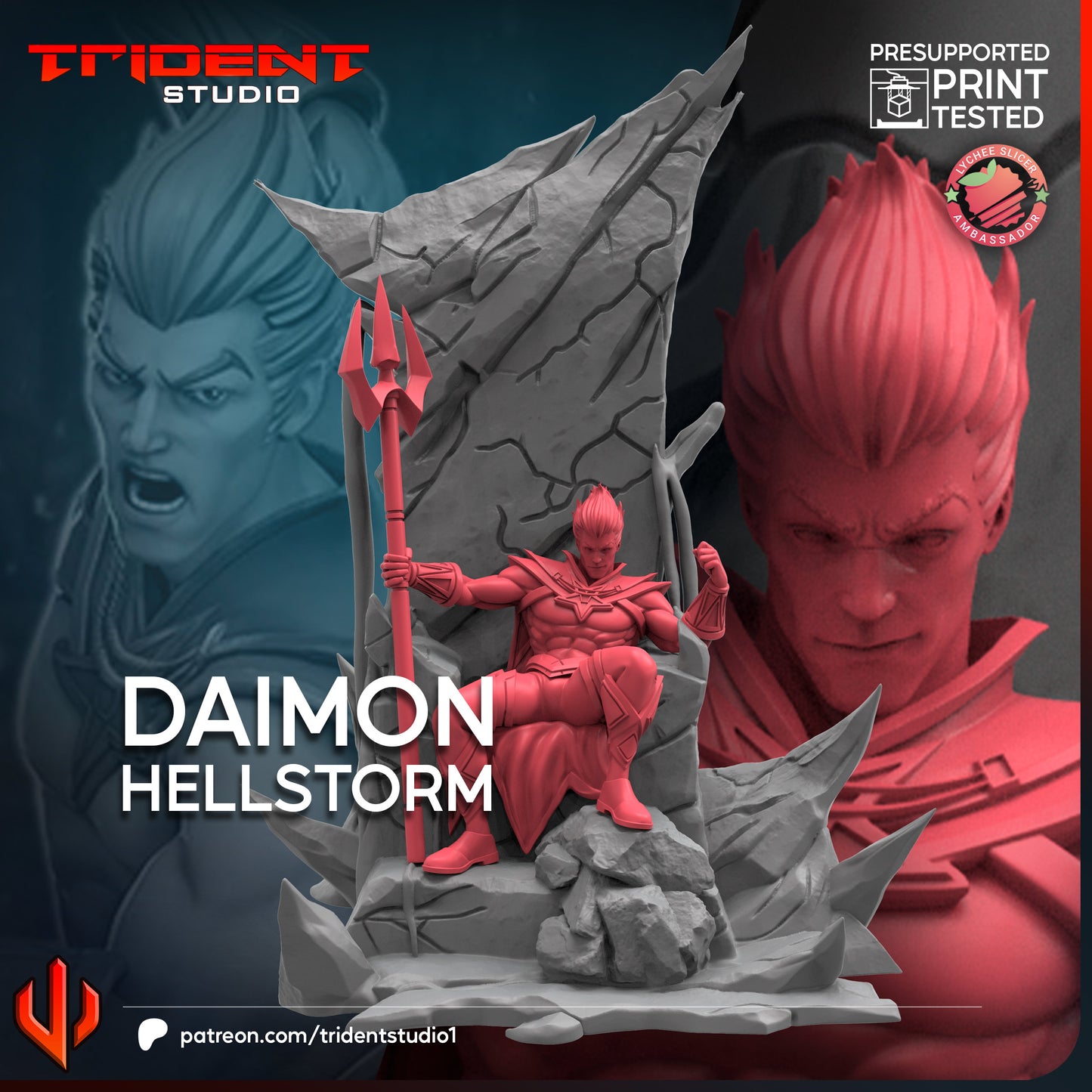 Daimon Hellstrom (Sculpted by Trident Miniatures)