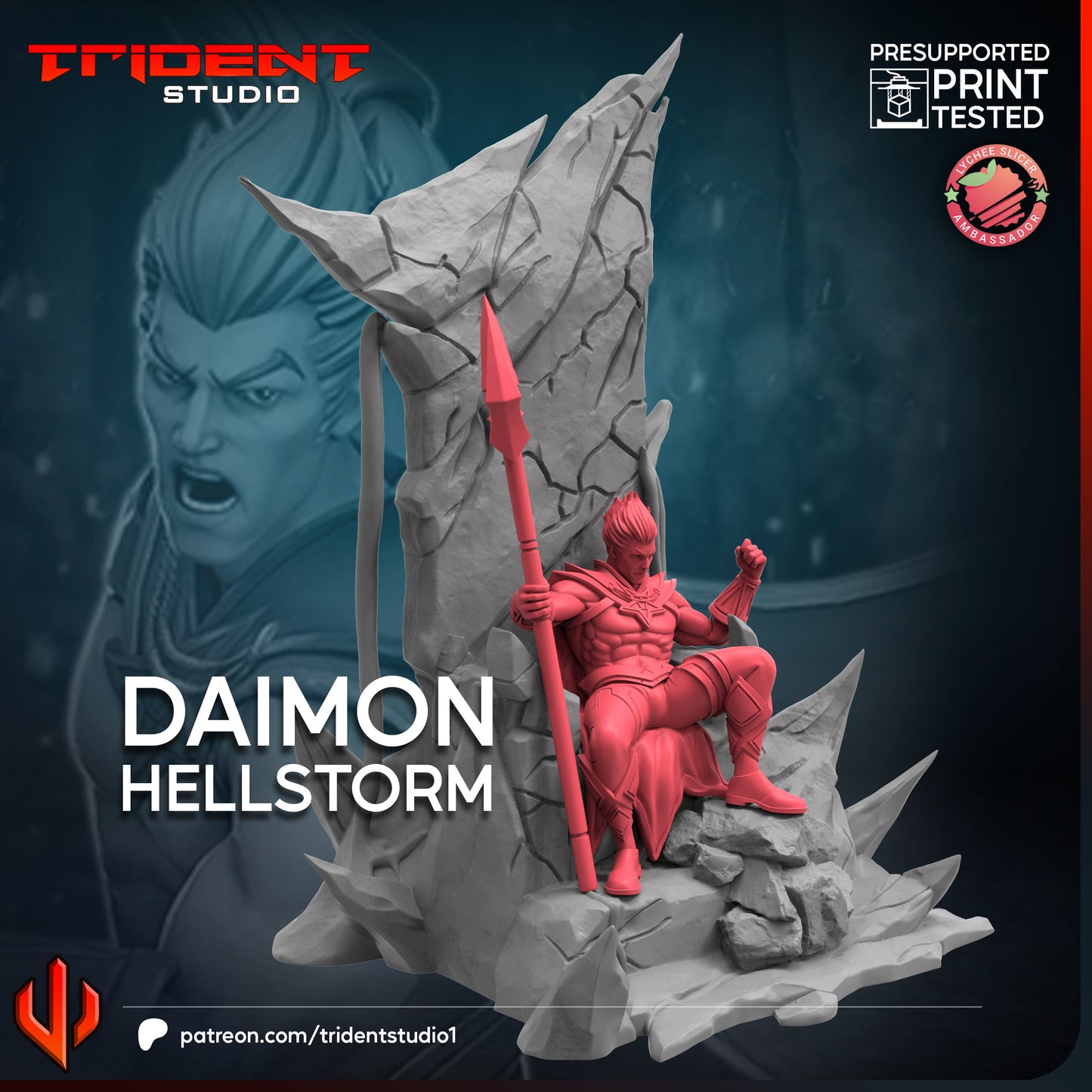 Daimon Hellstrom (Sculpted by Trident Miniatures)