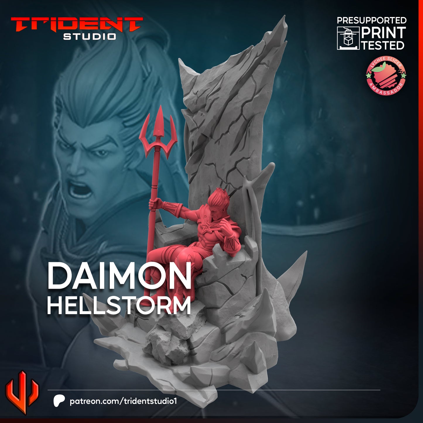 Daimon Hellstrom (Sculpted by Trident Miniatures)