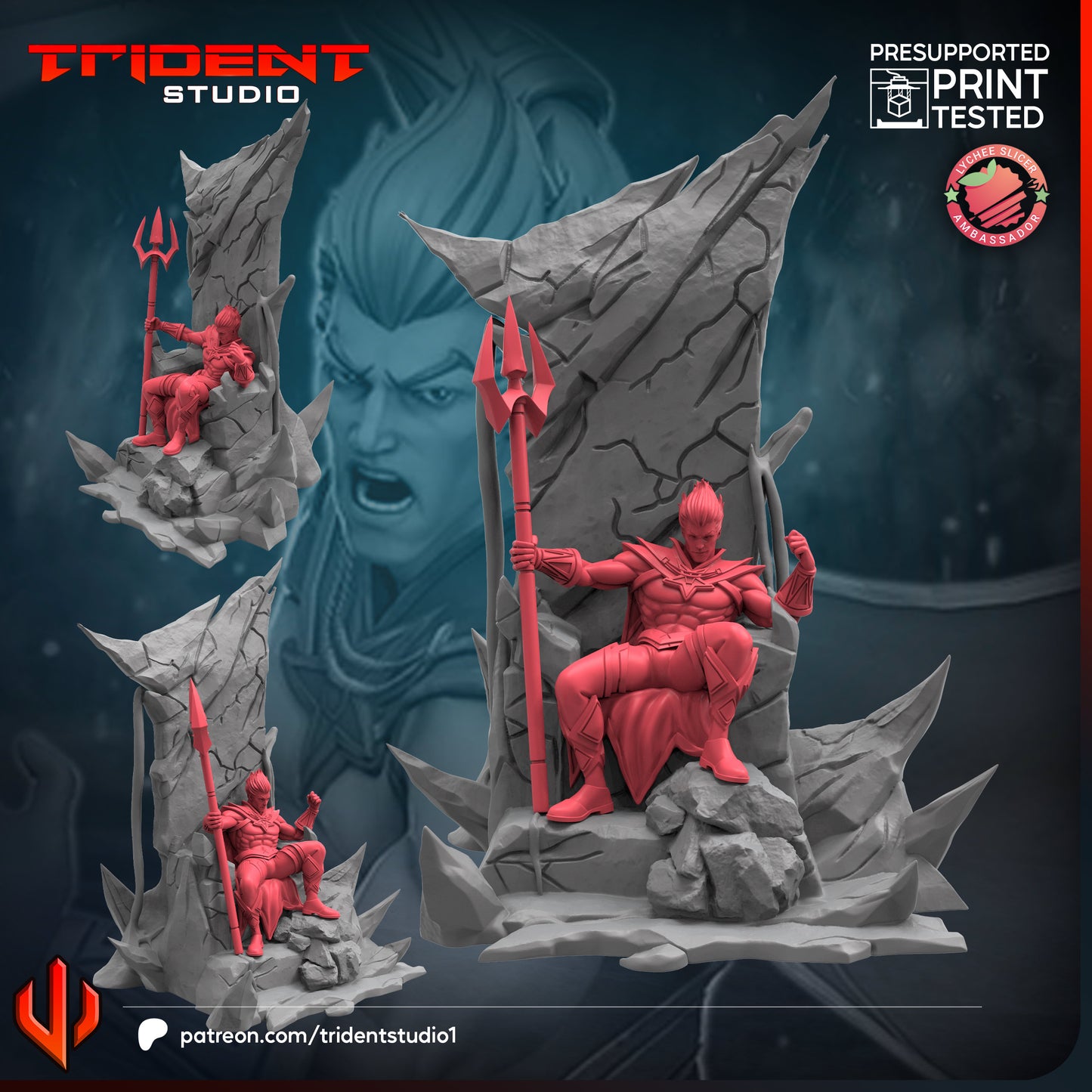 Daimon Hellstrom (Sculpted by Trident Miniatures)