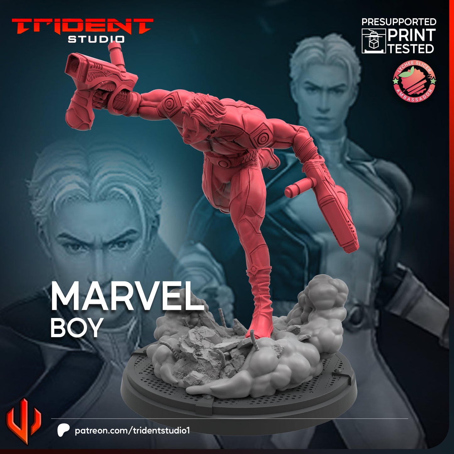 Marvel Boy (Sculpted by Trident Miniatures)