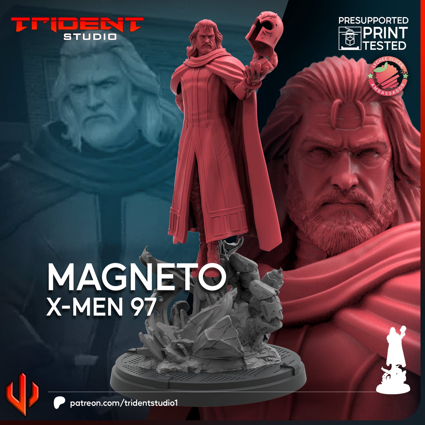 Magneto - Xmen 97 (Sculpted by Trident Miniatures)