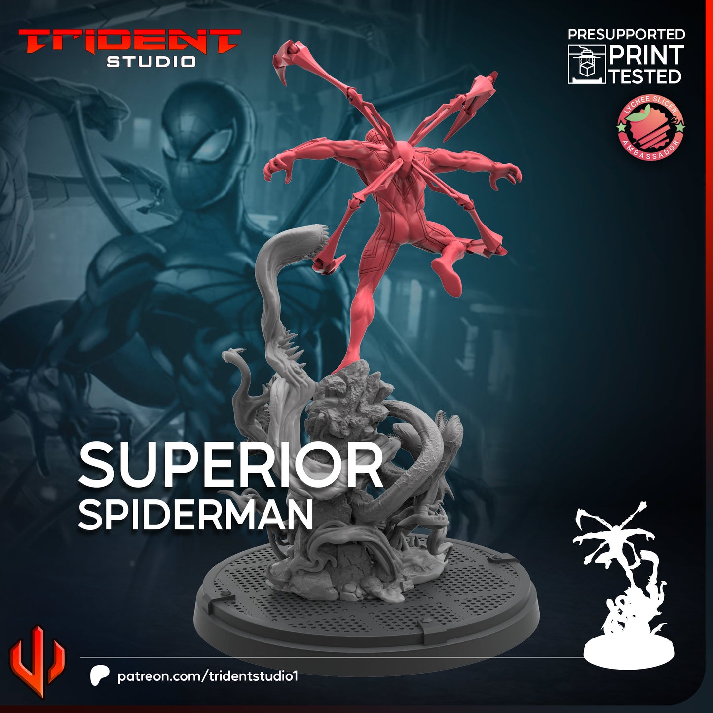 Superior Spider-Man (Sculpted by Trident Miniatures)