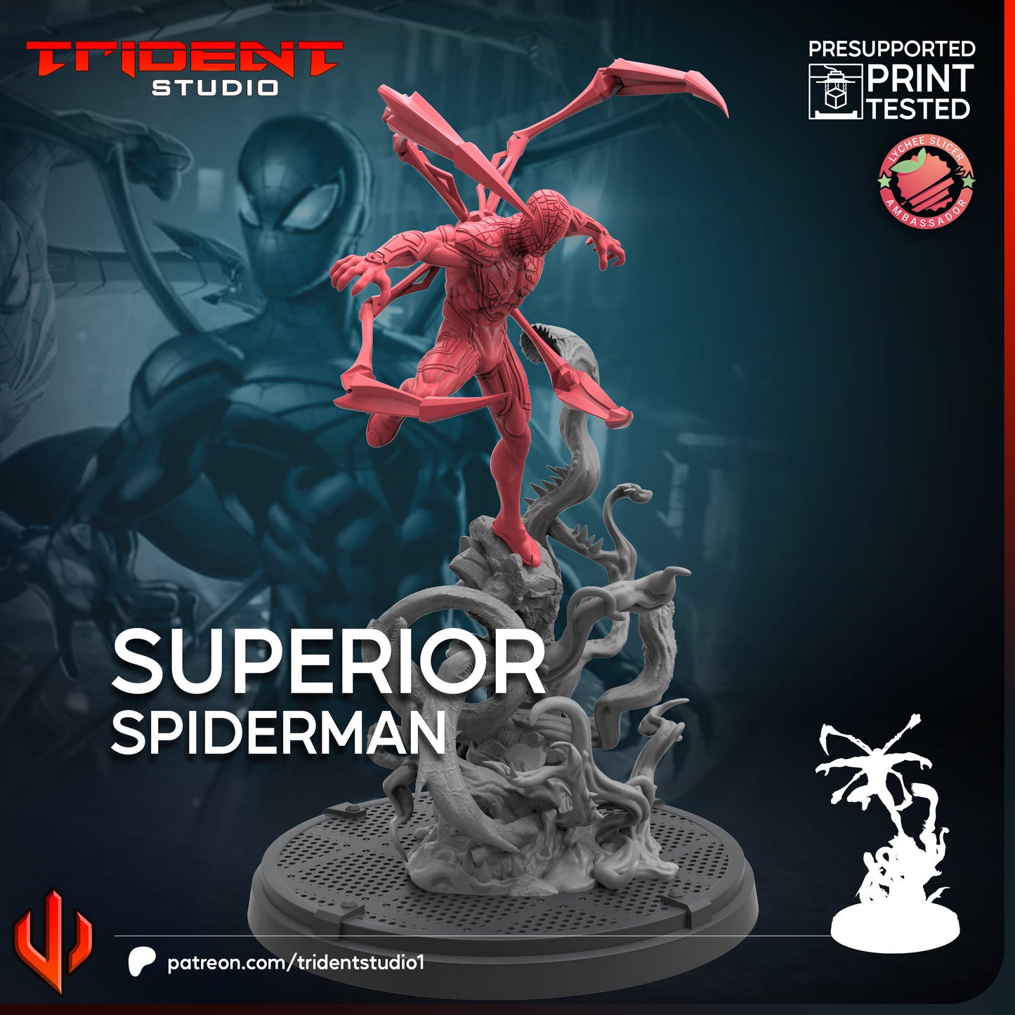 Superior Spider-Man (Sculpted by Trident Miniatures)