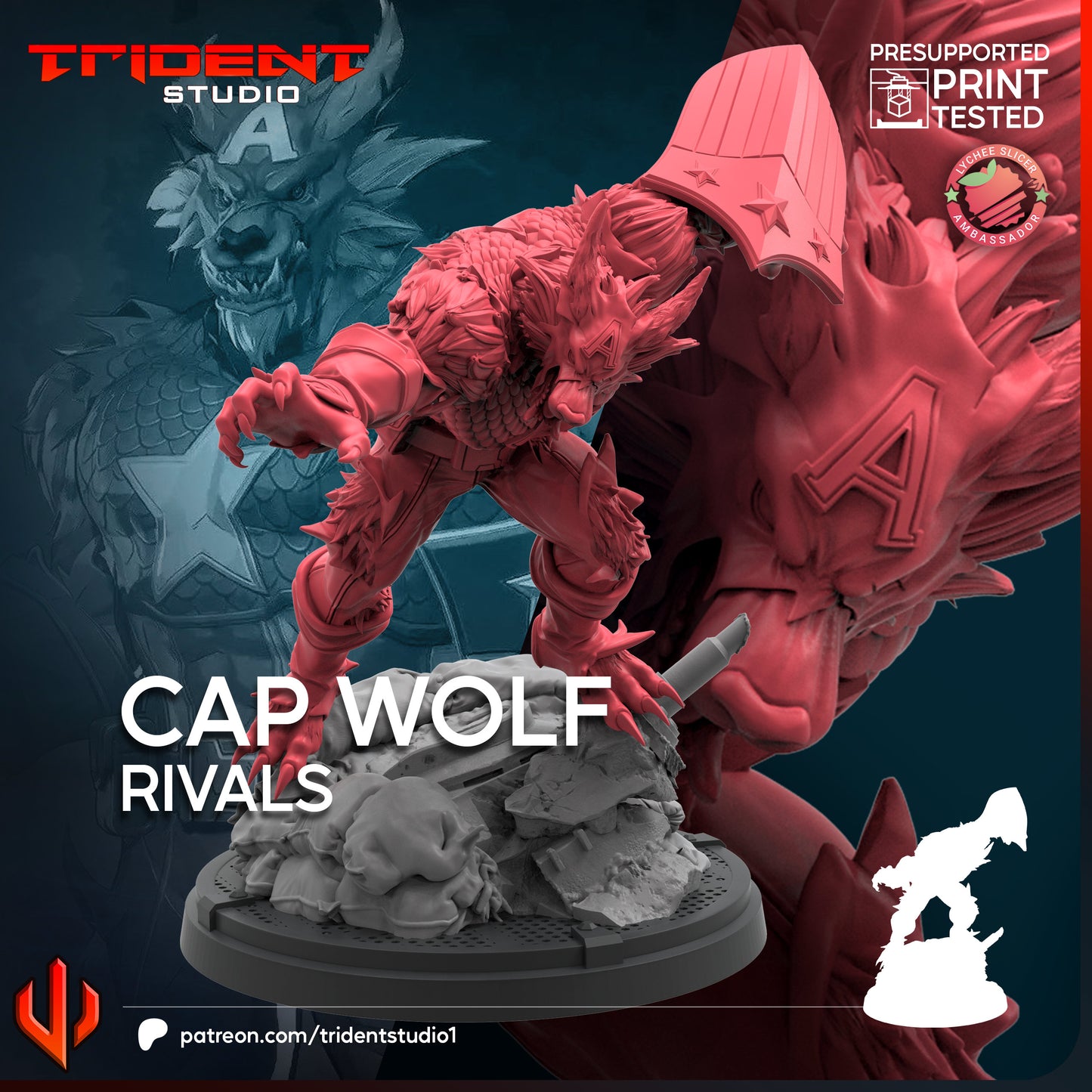 Cap Wolf - Rivals (Sculpted by Trident Miniatures)