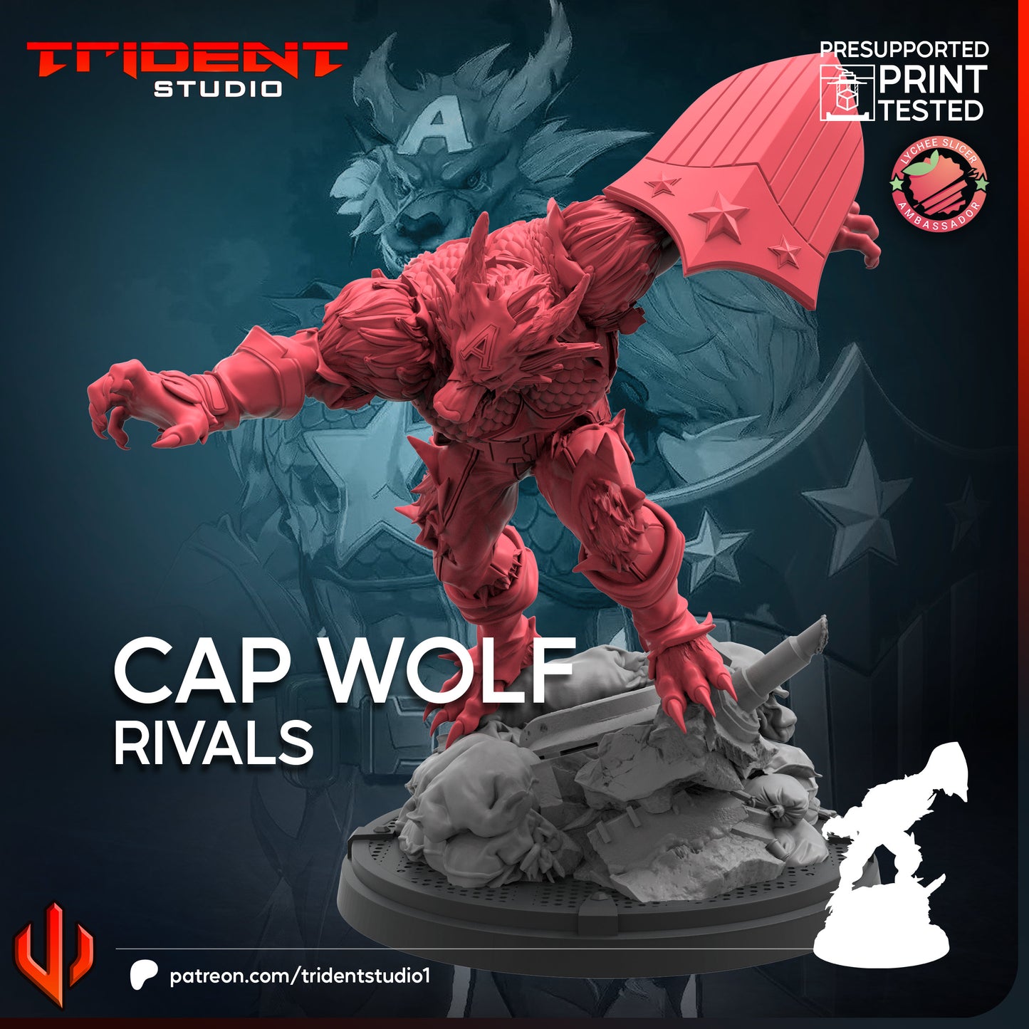 Cap Wolf - Rivals (Sculpted by Trident Miniatures)