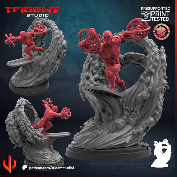 Captain Universe (Fan art sculpted by Trident Studio) (Crisis Protocol Proxy/Alternative)