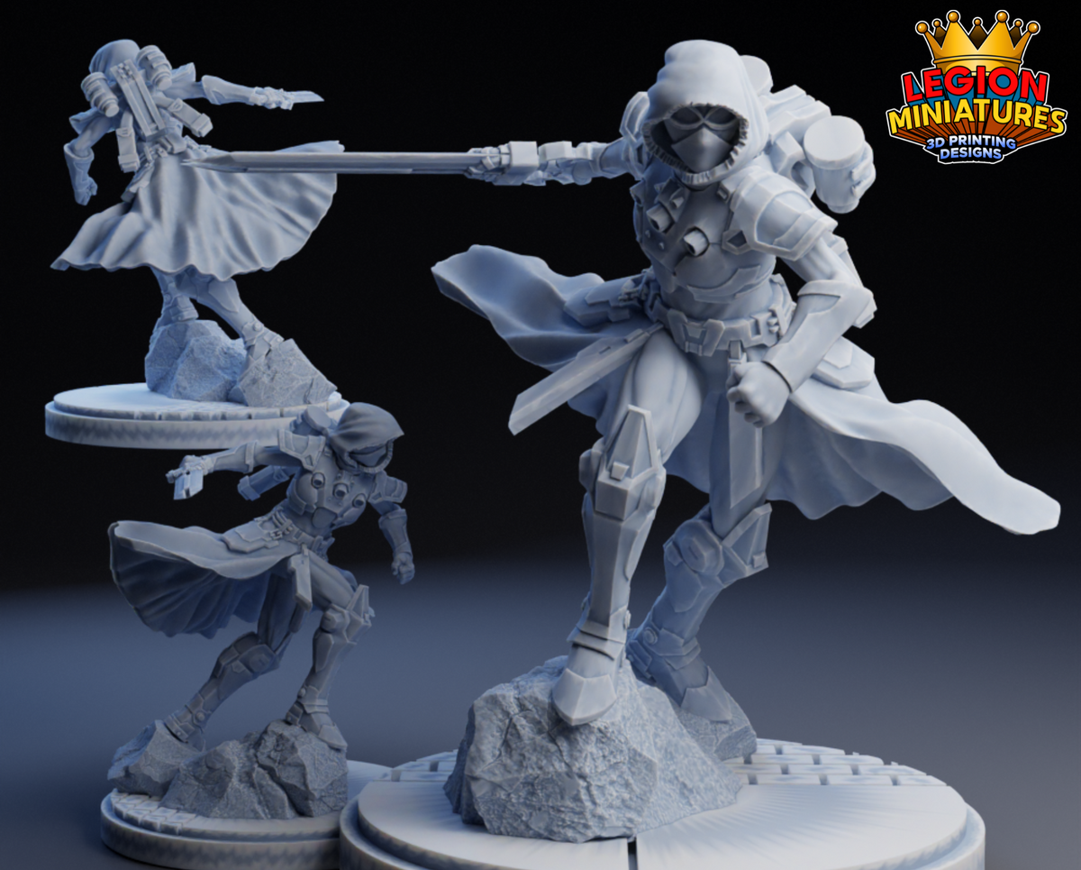 Gamora (Requiem) Fan-Art 40mm Miniature (Sculpted by Legion Miniatures)