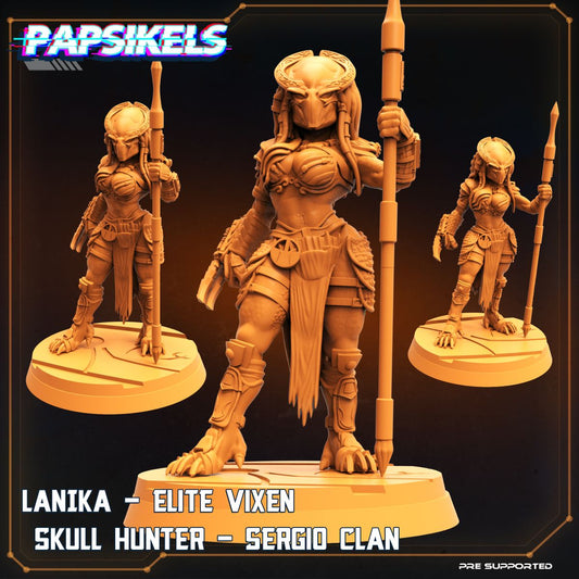 Lanika Elite Vixen Skull Hunter (Sergio Clan) - Predator Fan Art (Sculpted by Papsikels)