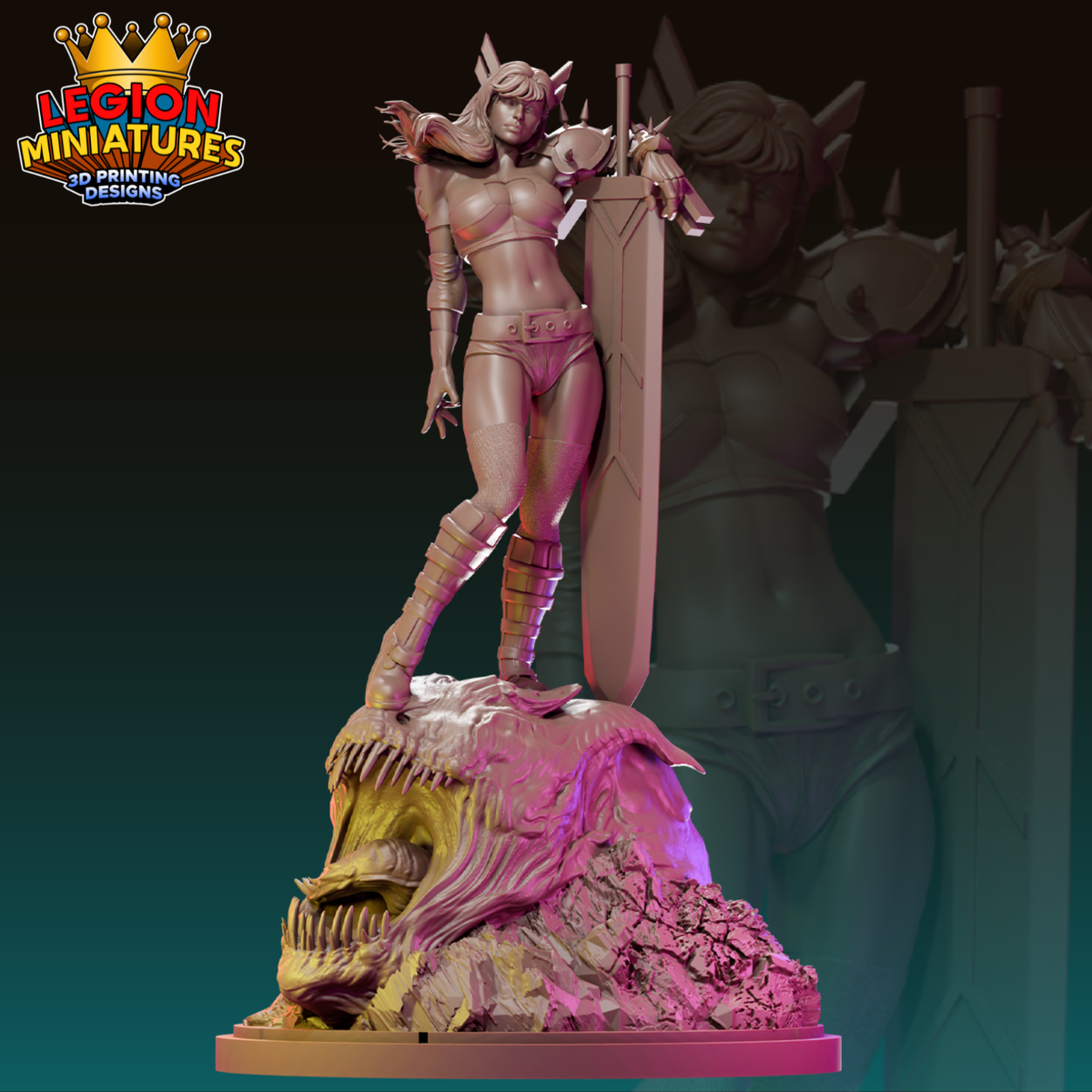 Magik Fan-Art 40mm Miniature (Sculpted by Legion Miniatures)