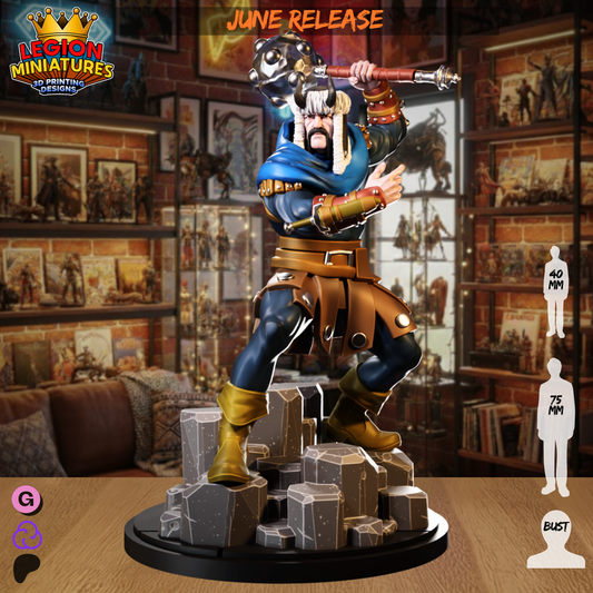 Hogun fan-art miniature by Legion Miniatures