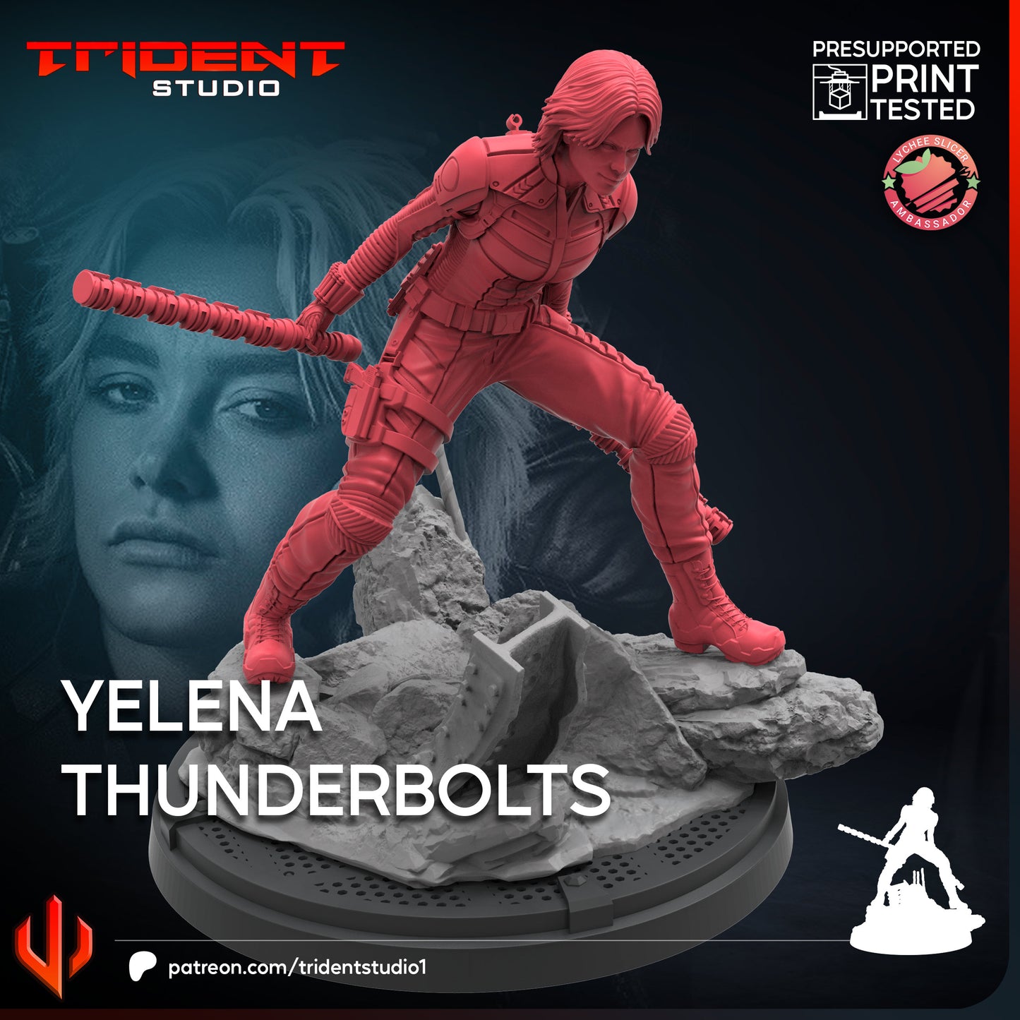 Yelena - Thunderbolts (Sculpted by Trident Studios)