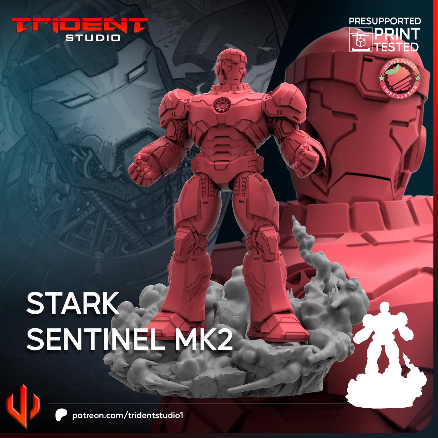 Stark Sentinel Mk2 (Sculpted by Trident Studios)