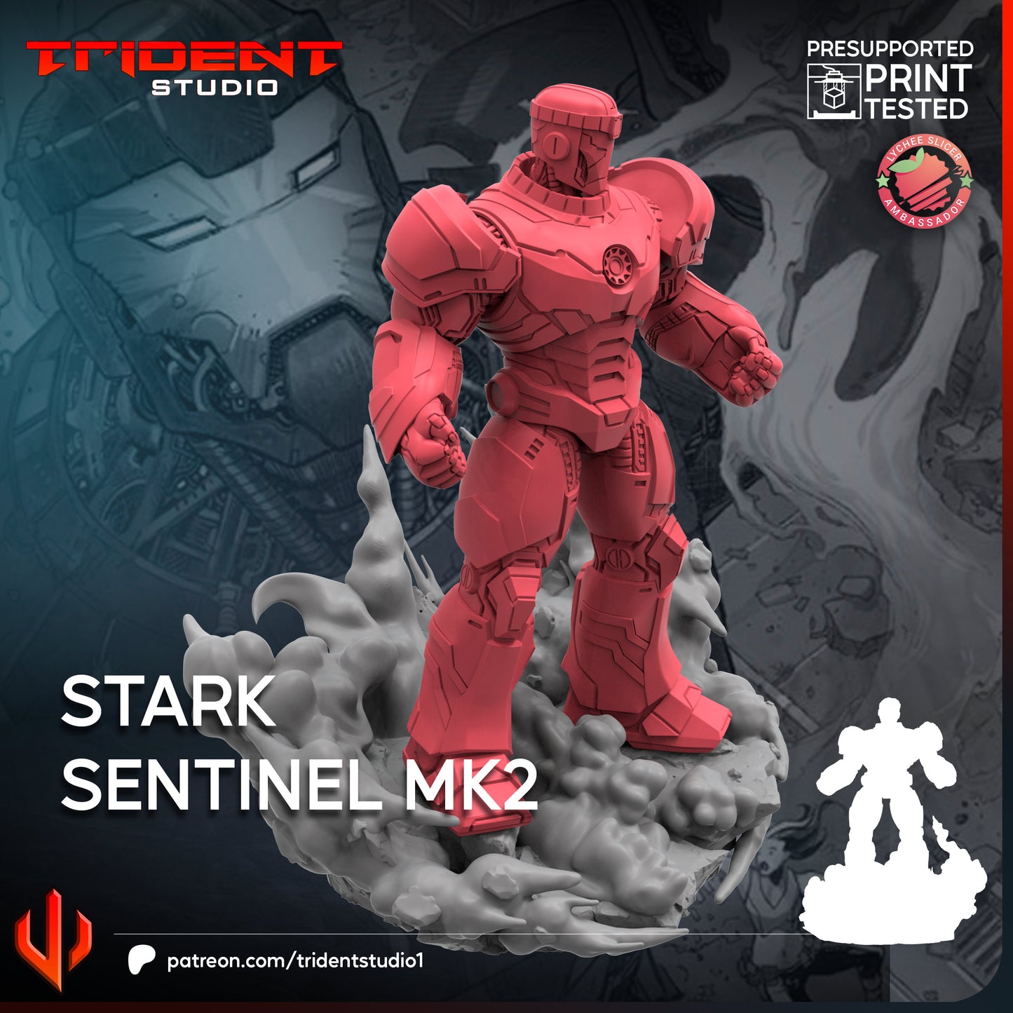 Stark Sentinel Mk2 (Sculpted by Trident Studios)